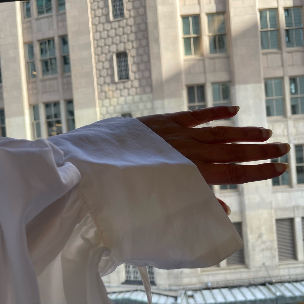 Cecilie Bahnsen White Ruffled Mini Dress - Picture 9 of 10